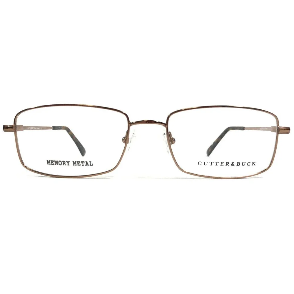 Cutter & Buck Eyeglasses Frames Quail Hollow BROWN Rectangular 56-18-145